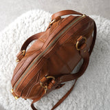 イヴ サンローラン ヴィンテージ 2way トートバッグ ハンドバッグ ショルダーバッグ キャメル - NEWSED