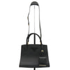 プラダ モノクローム サフィアーノ レザー 2way ハンドバッグ ショルダーバッグ ブラック