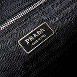 プラダ ポコノ テスート ナイロン / レザー 2way ショルダーバッグ ハンドバッグ ビジネスバッグ ブラック - NEWSED