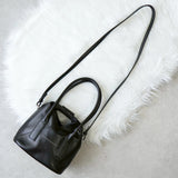 メゾンマルジェラ エムエムシックス レザー 2way ジャパニーズバッグ ハンドバッグ ショルダーバッグ ブラック - NEWSED