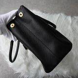 プラダ サフィアーノ レザー 三角プレート 2WAY ハンドバッグ ショルダーバッグ ブラック - NEWSED