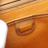 グッチ レディロック レザー 2way ハンドバッグ ショルダーバッグ キャメル - NEWSED