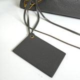 バレンシアガ メタリック エッジ シティ レザー 2way ハンドバッグ ショルダーバッグ グレー - NEWSED