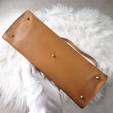 グッチ レディロック レザー 2way ハンドバッグ ショルダーバッグ キャメル - NEWSED