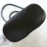 メゾンマルジェラ エムエムシックス レザー 2way ジャパニーズバッグ ハンドバッグ ショルダーバッグ ブラック - NEWSED