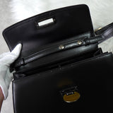 ジバンシィ ケリー型 ターンロック式 レザー 2way ハンドバッグ ショルダーバッグ ブラック - NEWSED