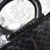 Celine Macadam Patent Leather 2-way Handbag Shoulder Bag A4 Storage Black