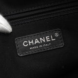 シャネル ドーヴィル キャンバス レザー 2way ハンドバッグ チェーンショルダーバッグ ブラック A番台8桁 - NEWSED
