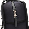 シャネル ドーヴィル キャンバス レザー 2way ハンドバッグ チェーンショルダーバッグ ブラック A番台8桁