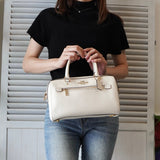 コーチ ロゴ レザー 2way ハンドバッグ ショルダーバッグ ホワイト F79946 - NEWSED