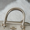 コーチ ロゴ レザー 2way ハンドバッグ ショルダーバッグ ホワイト F79946