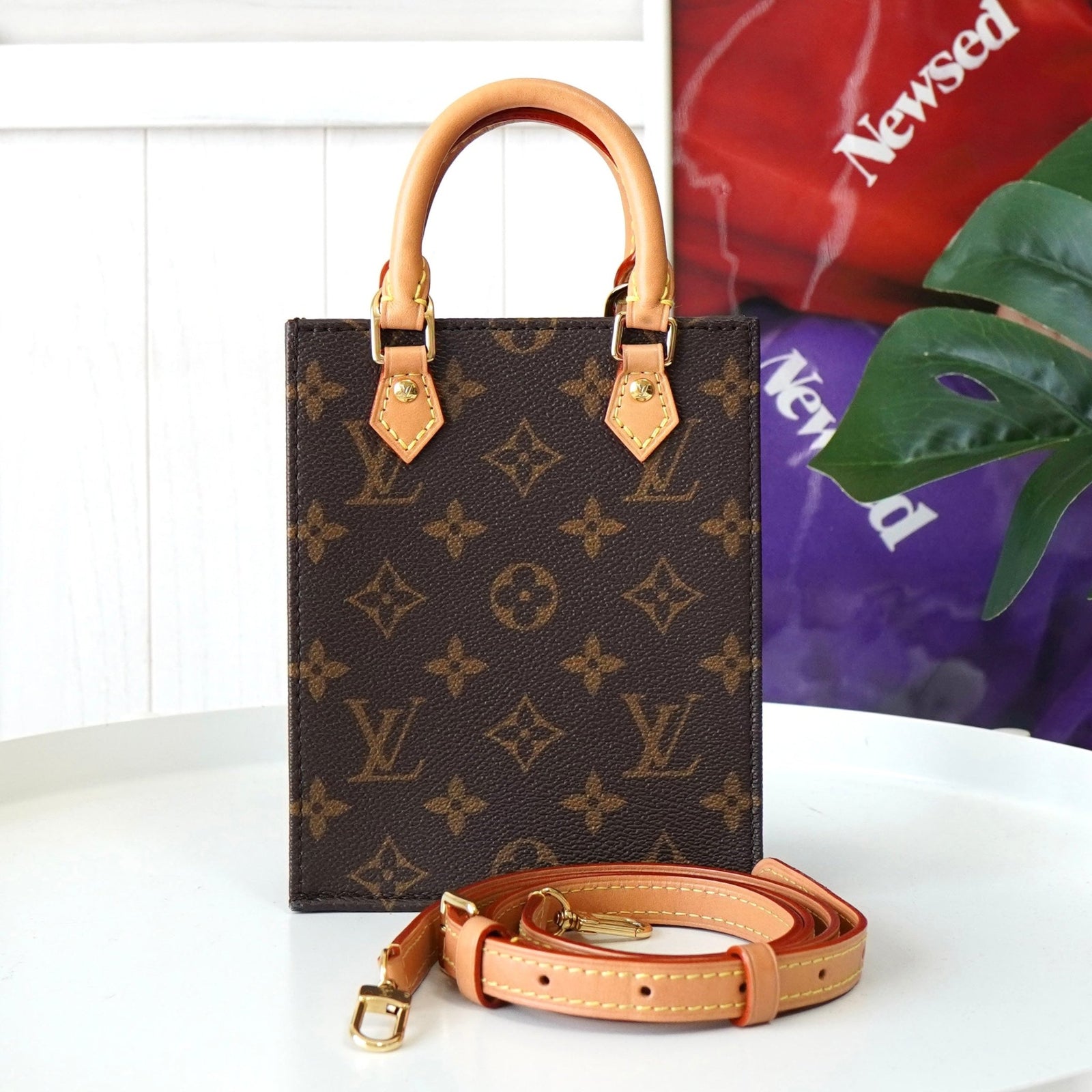 美品 LOUIS VITON ルイヴィトン モノグラム フォルナセッティ 2WAY サックプラ ハンド ポシェット ショルダー バッグ レディース a7936 持つだけで注目の的！】ルイヴィトン ショルダーバッグ 2way (Louis