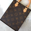Louis Vuitton Monogram Petite Sac Plat 两用迷你包，手提包/单肩包，棕色，M69442