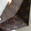 Louis Vuitton Monogram Petite Sac Plat 两用迷你包，手提包/单肩包，棕色，M69442