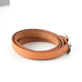 エルメス アピ3 レザー ブレスレット ブラウン シルバー - NEWSED