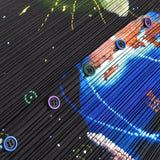 プリーツプリーズ イッセイミヤケ×横尾忠則 ミレニアムクリシュナ 宇宙柄 ベスト マルチ 3 レディース - NEWSED