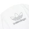 バレンシアガ×アディダス トレフォイルロゴ刺繍 オーバーサイズ 半袖Ｔシャツ ホワイト 3 メンズ 未使用品