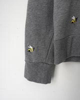 トムブラウン バード ビー 刺繍 スウェット グレー サイズ3 レディース - NEWSED