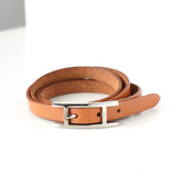 エルメス アピ3 レザー ブレスレット ブラウン シルバー - NEWSED