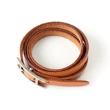 エルメス アピ3 レザー ブレスレット ブラウン シルバー - NEWSED