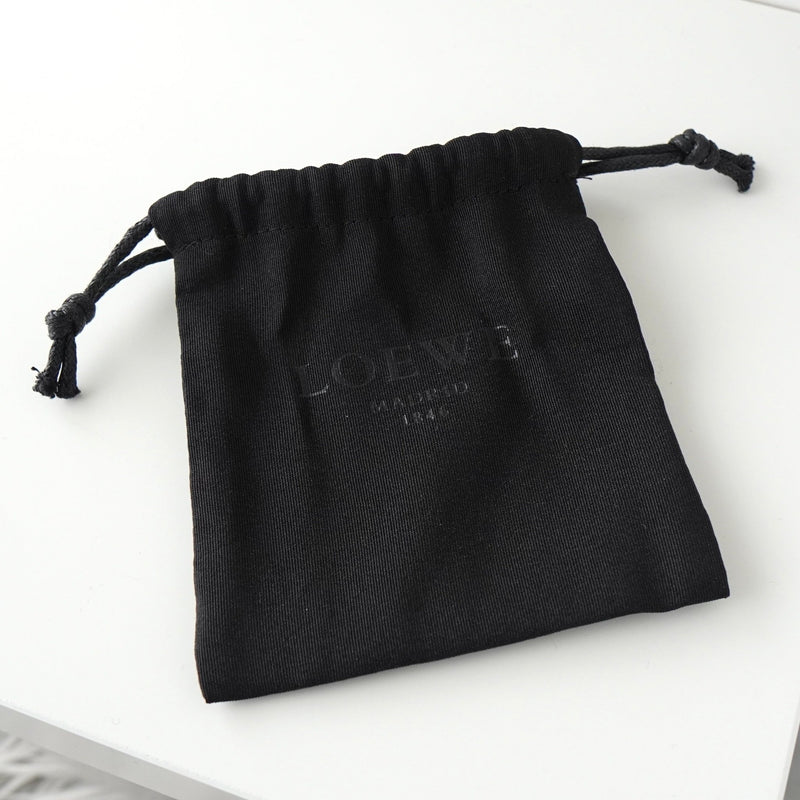 LOEWE 3連バングル ブラック ロエベ アナグラム 3連 ブレスレット バングル シルバー925 箱付き