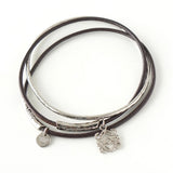 ロエベ アナグラム 3連 ブレスレット バングル シルバー925 箱付き - NEWSED