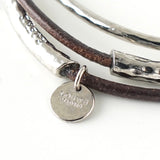 ロエベ アナグラム 3連 ブレスレット バングル シルバー925 箱付き - NEWSED