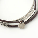 ロエベ アナグラム 3連 ブレスレット バングル シルバー925 箱付き - NEWSED