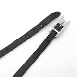 エルメス アピ3 レザー ブレスレット ブラック / シルバー □G刻 箱付き - NEWSED
