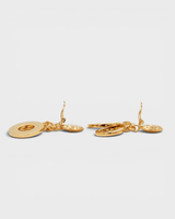 セリーヌ ロゴ 3連サークル イヤリング GP ゴールド - NEWSED