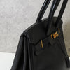 Hermès Birkin 30 Togo 黑色金色金属配件带 L 印章 / 2008 年制造