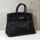エルメス バーキン30 トゴ ブラック ゴールド金具 □L刻 / 2008年製 - NEWSED