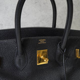 エルメス バーキン30 トゴ ブラック ゴールド金具 □L刻 / 2008年製 - NEWSED