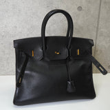 エルメス バーキン30 トゴ ブラック ゴールド金具 □L刻 / 2008年製 - NEWSED