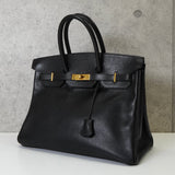 エルメス バーキン30 トゴ ブラック ゴールド金具 □L刻 / 2008年製 - NEWSED