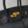 Hermès Birkin 30 Togo 黑色金色金属配件带 L 印章 / 2008 年制造