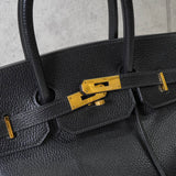 エルメス バーキン30 トゴ ブラック ゴールド金具 □L刻 / 2008年製 - NEWSED