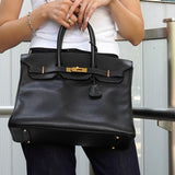 エルメス バーキン30 トゴ ブラック ゴールド金具 □L刻 / 2008年製 - NEWSED