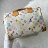 Louis Vuitton Monogram Speedy 30 Multicolore M92643 手提包 白色