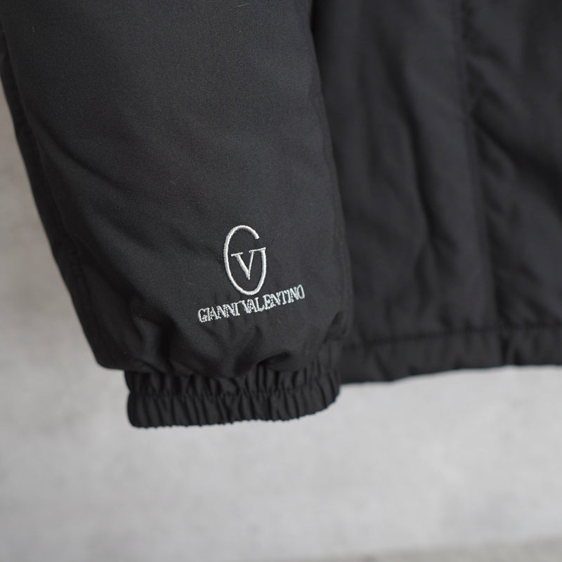 90's｜Logo Embroidery Puffer Coat｜DEAD STOCK