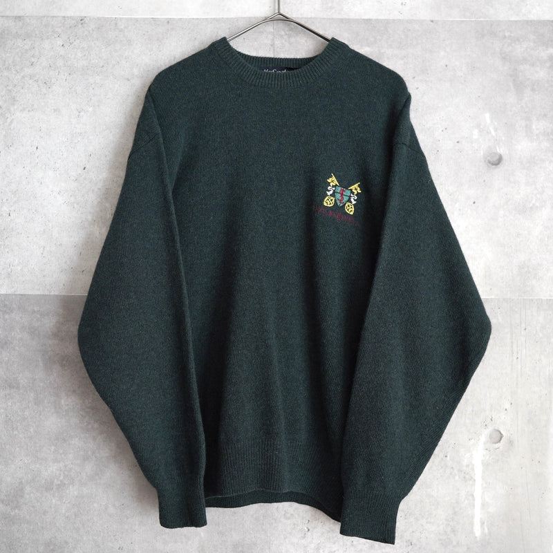 90's｜Emblem Logo Sweater｜Made in Italy
