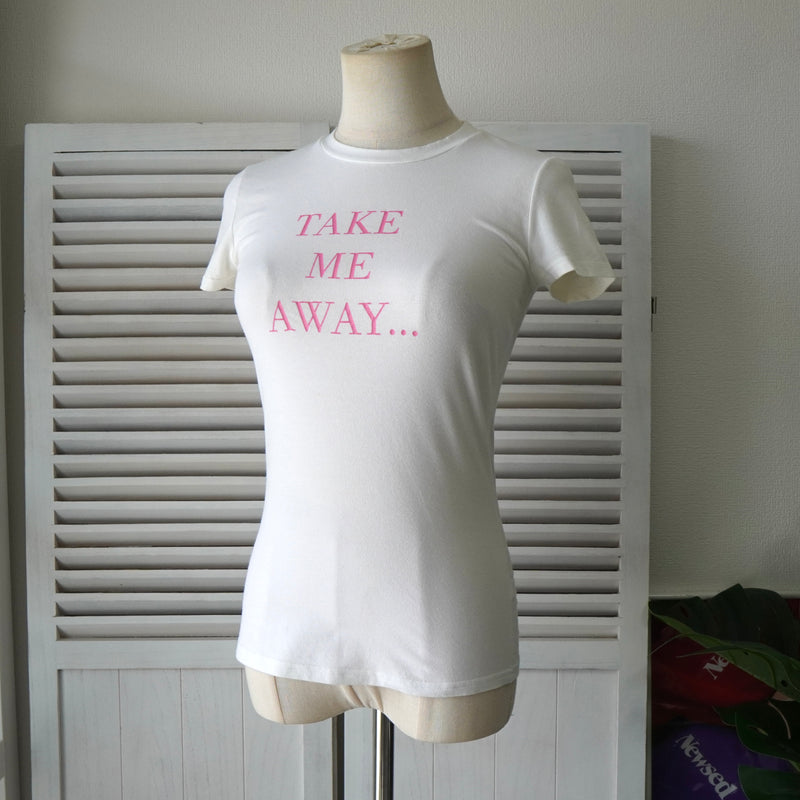 モスキーノ プリント Tシャツ ホワイト レディース