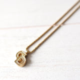 Rhinestone Gold Necklace