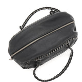 シャネル ココマーク ラグジュアリーライン レザー チェーン ショルダーバッグ ボーリングバッグ ブラック 1番台8桁