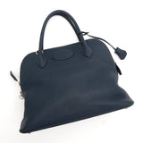 エルメス ボリード31 トゴ 2way ハンドバッグ ショルダーバッグ ネイビー □M刻 - NEWSED