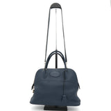 エルメス ボリード31 トゴ 2way ハンドバッグ ショルダーバッグ ネイビー □M刻 - NEWSED