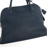 エルメス ボリード31 トゴ 2way ハンドバッグ ショルダーバッグ ネイビー □M刻 - NEWSED