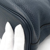 エルメス ボリード31 トゴ 2way ハンドバッグ ショルダーバッグ ネイビー □M刻 - NEWSED
