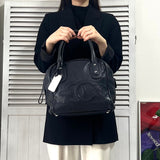 シャネル ココマーク 31 RUE CAMBON ラムスキン ミニボストンバッグ ブラック - NEWSED