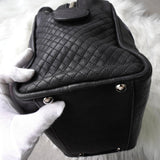 シャネル ココマーク 31 RUE CAMBON ラムスキン ミニボストンバッグ ブラック - NEWSED